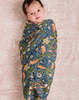 DockATot Swaddle - Brer Rabbit / Strawberry Thief