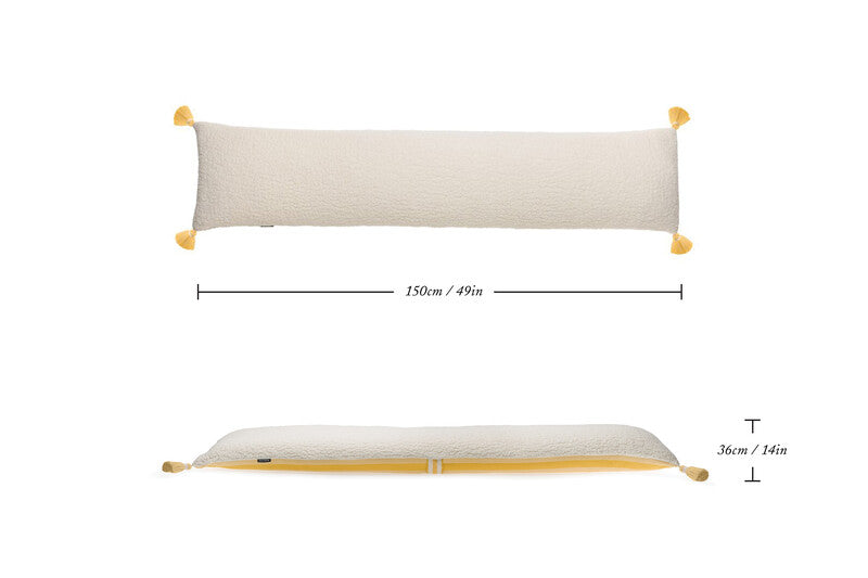 Cosset Body Pillow - Boucle / Golden Rod