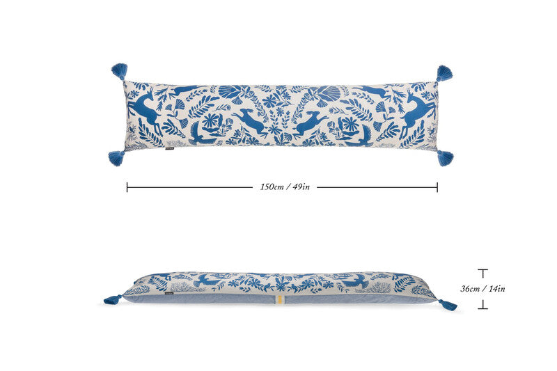 Cosset Body Pillow - Blue Woodland